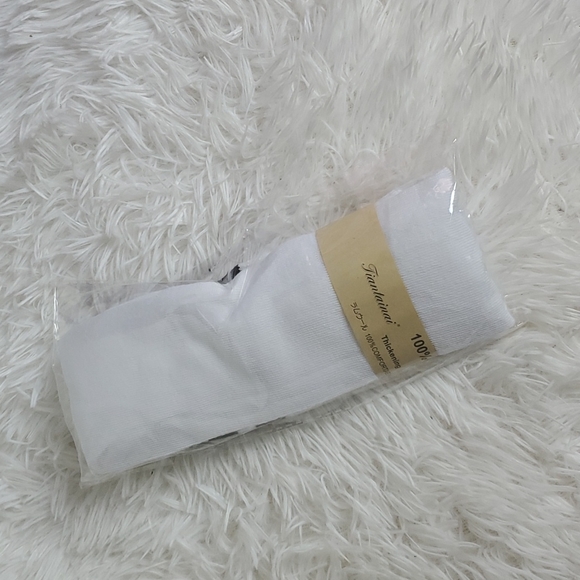 Over the knee white with stipes socks - Picture 4 of 4